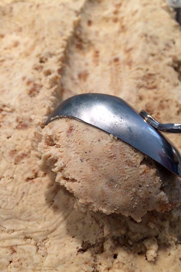 4 Ingredient No Churn Gingerbread Ice Cream. So simple to make and deliciously festive.