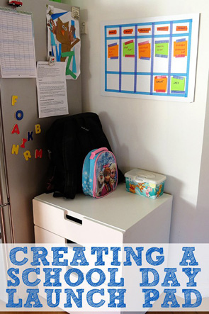 Creating-a-school-day-launch-pad-at-home