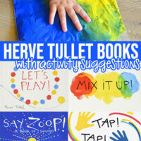 Herve Tullet books and activities for toddlers and preschoolers