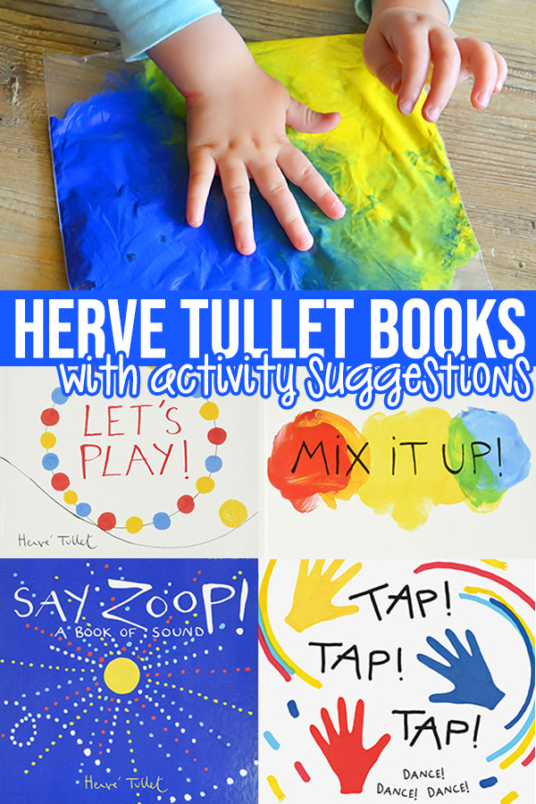 Herve Tullet books and activities for toddlers and preschoolers