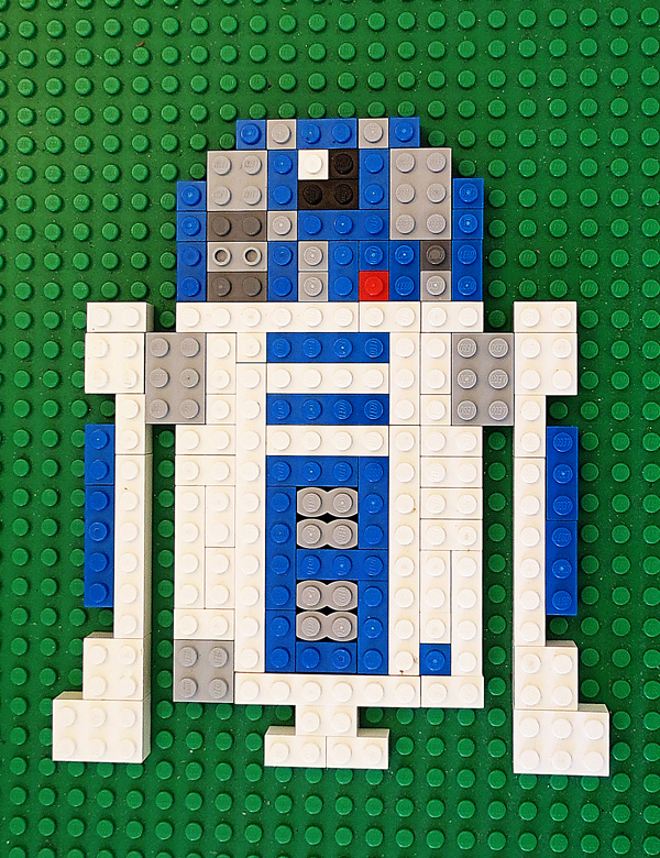 Printable Star Wars Lego Mosaic Patterns for fans of Star Wars: The Force Awakens