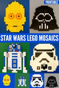 Printable Star Wars Lego Mosaic Patterns