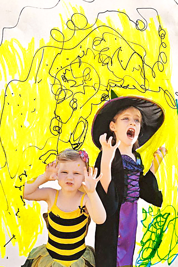 Kids Art Ideas: Star In Your Own Art By Creating Art with Your Own Photos