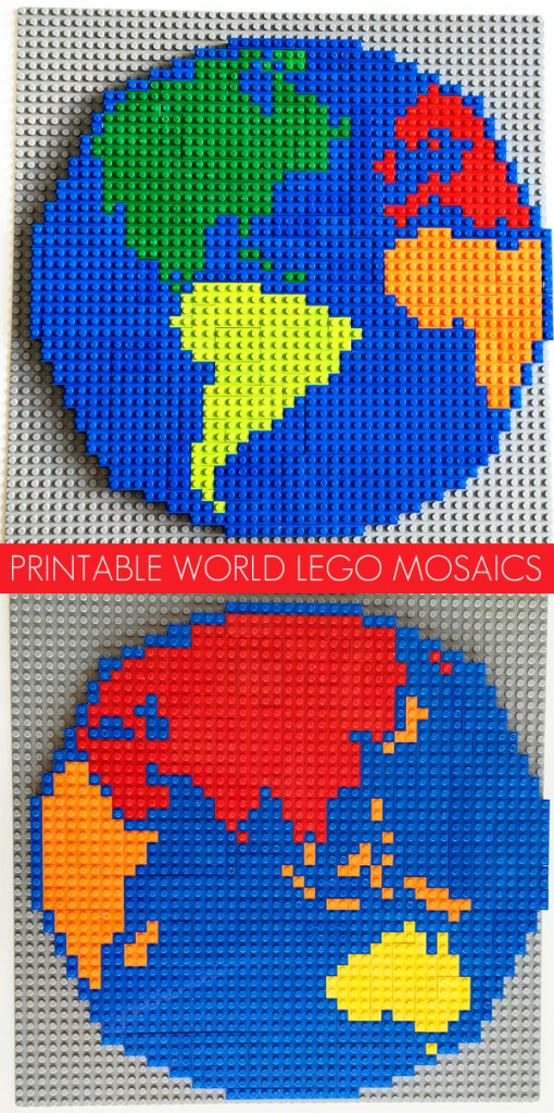 Printable World Lego Mosaic Patterns
