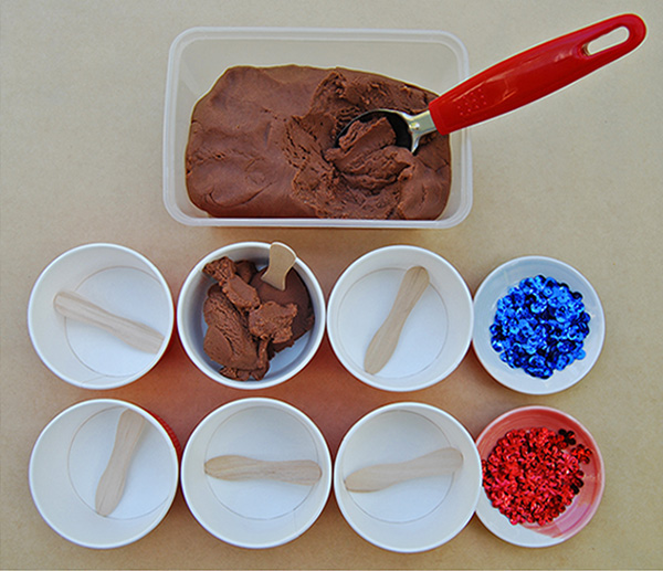 Chocolate (Uncooked) Playdough Recipe