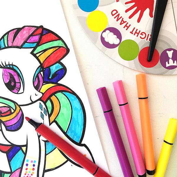 Fun Games for Kids: The Colouring Game. A super fun colouring (or drawing) game for kids that the whole family can play!