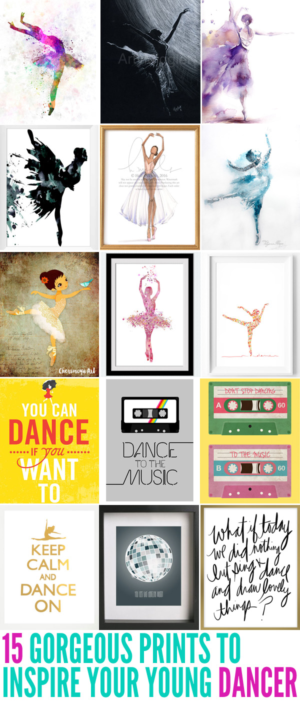 15 Gorgeous Prints to Inspire Your Young Dancer