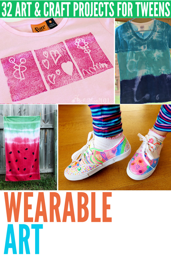32 Art & Craft Projects for Tweens