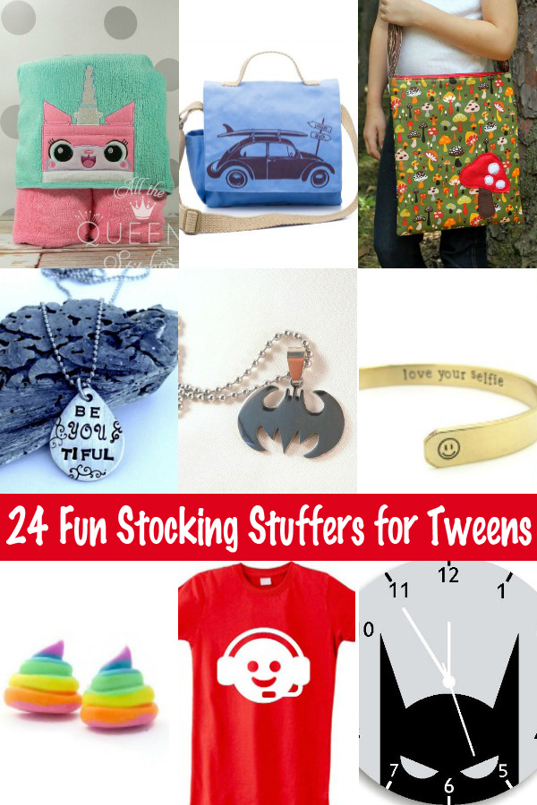 24 Fun Stocking Stuffers/Gifts for Tweens