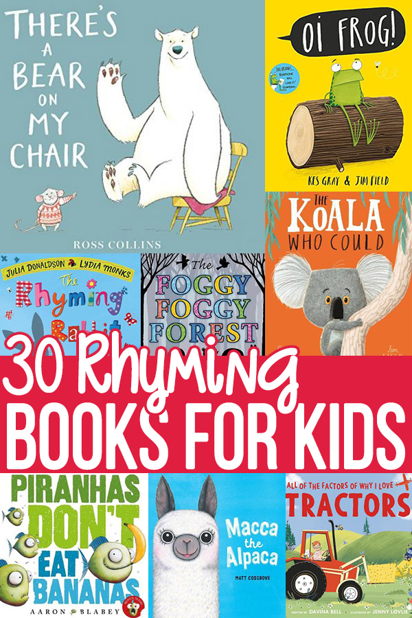 30 Rhyming Books for Kids_Preschool and Kindergarten