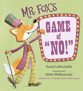 Mr Foxs Game of No funny picture book cover