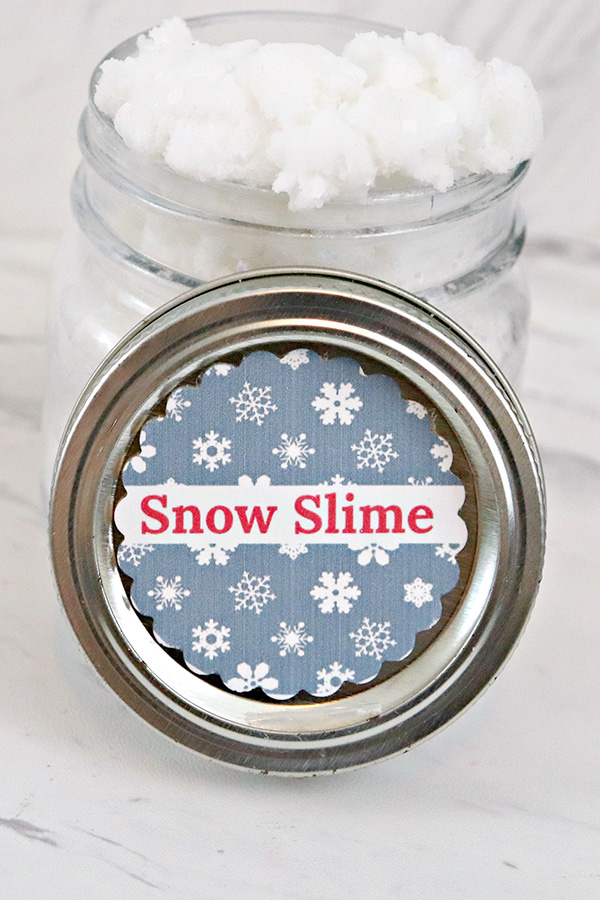 Snow slime gifts for kids