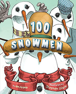 100 Snowmen counting book