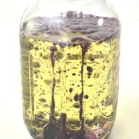 Lava Lamp Experiment: Oil and Water Density Science for kids