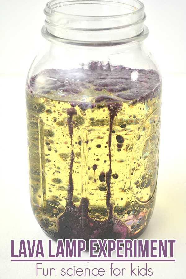 Lava Lamp Experiment: Oil and Water Density Science for kids