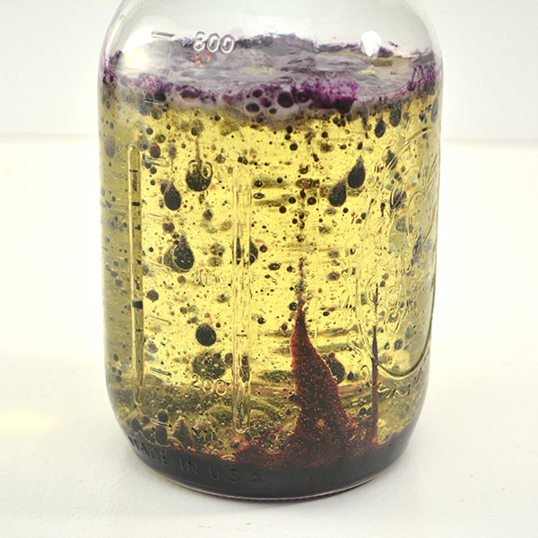 how to make an oil and water lava lamp