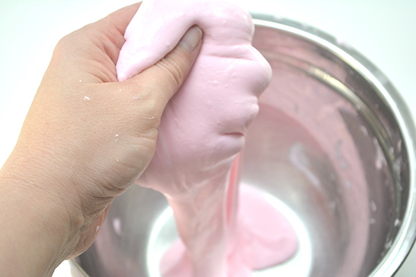 how to make slime non sticky