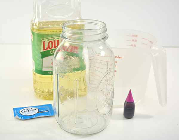 oil and water lava lamp supplies