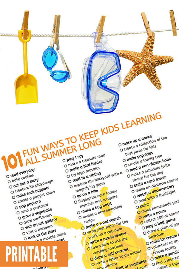Summer learning activities
