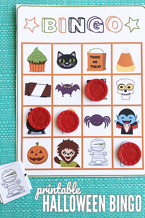 Halloween printable bingo