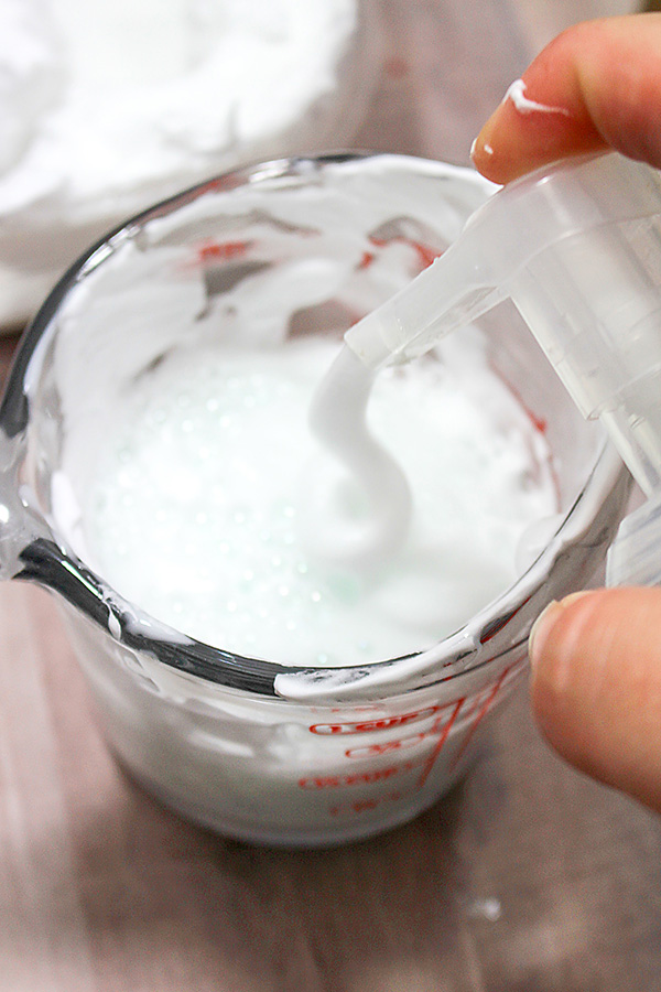 how to make crunchy floam slime process