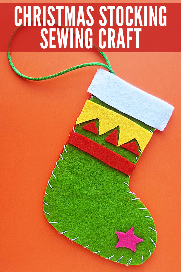 Felt Christmas Stocking Craft For School Aged Kids Felt Christmas Stocking Craft For School Aged Kids