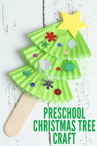 Preschool Christmas Tree Craft Idea