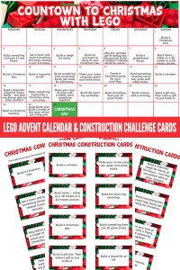 Christmas Lego Advent Calendar & Challenge Cards