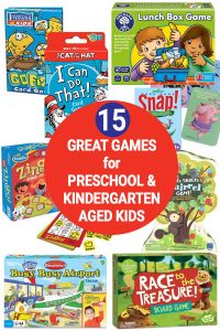 15 Board Games for Preschool & Kindergarten (Ages 3-5 Years)
