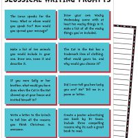 Dr Seuss Writing Prompts for Kids