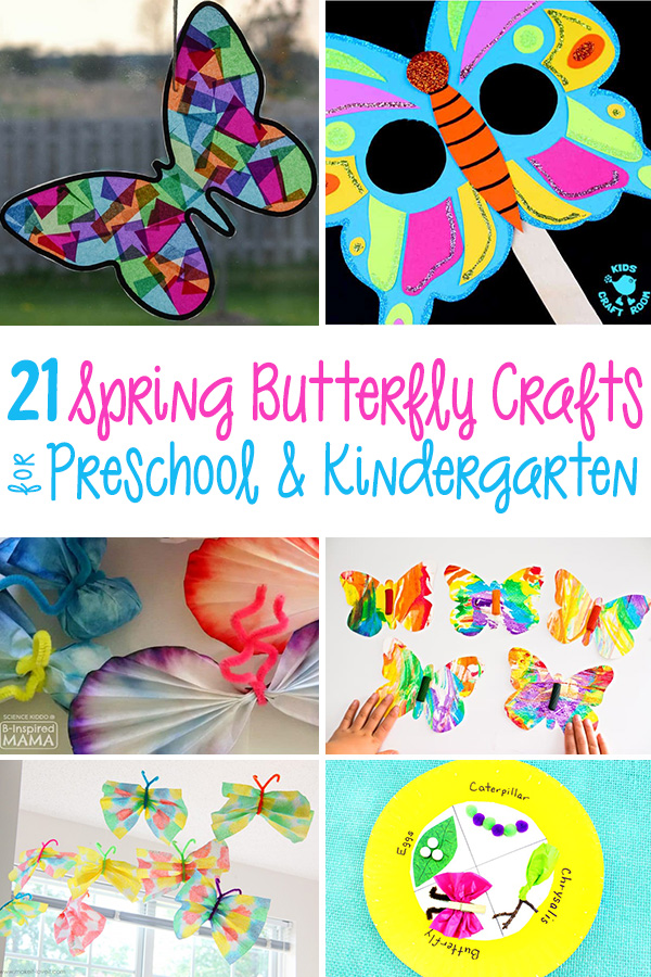 21 Butterfly Crafts and Activities for Preschool and Kindergarten