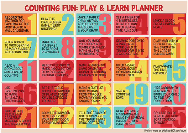 Counting Fun: 25 Days of Play & Learning with Numbers