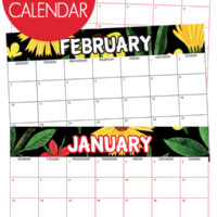 2020 Printable Calendar. Get organized for the year ahead with this free printable 2020 calendar.