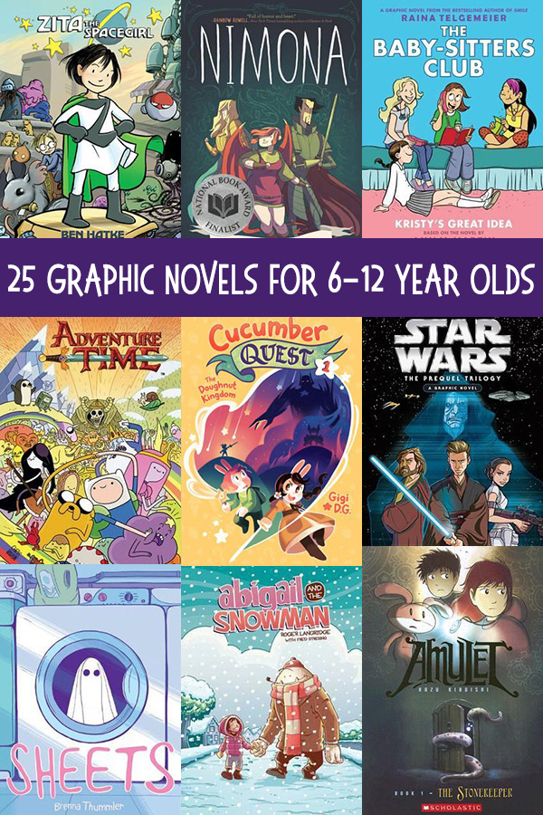 Best graphic novels for 6-12 year olds