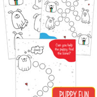 Fine motor activity pack - Puppy Fun