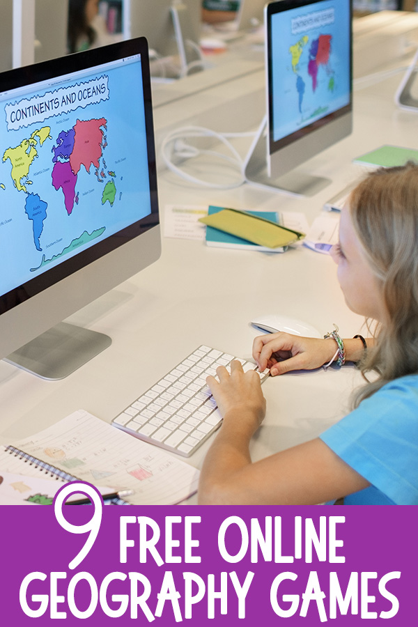 Free online geography games for kids. Great for elementary/primary and middle school students.