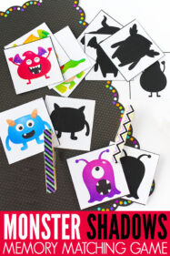 21 Free, Printable Memory Matching Games for Kids