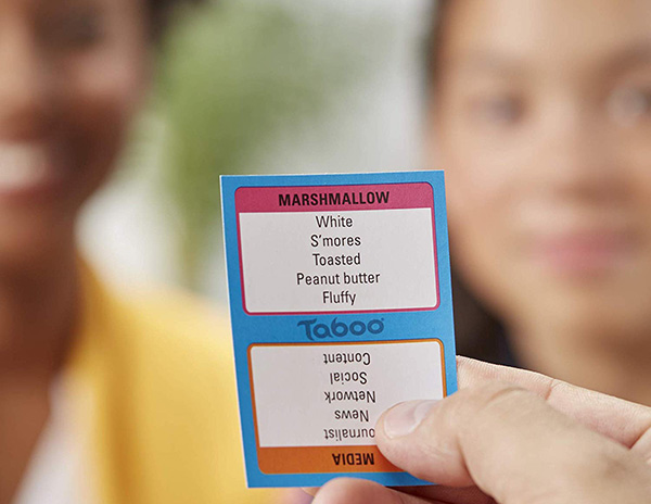 Taboo vocabulary game