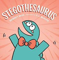 Stegothesaurus picture book about words