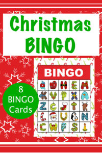 Printable Christmas Alphabet Bingo Game