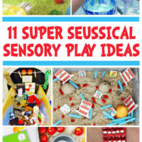 Dr Seuss Sensory Play Ideas