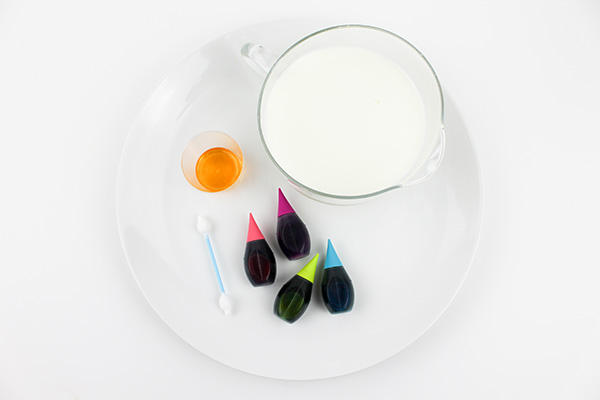 Rainbow Magic Milk Experiment Supplies