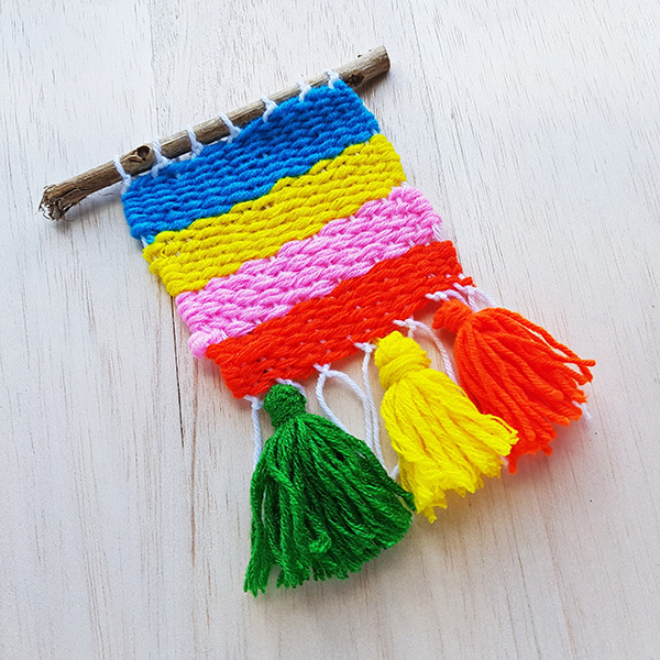 Simple weaving for kids