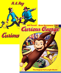 Curious George movie and book
