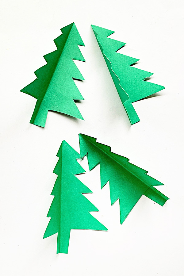 3D Christmas Tree Paper Craft 