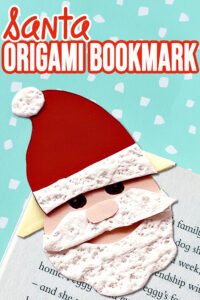 How to Make a Santa Origami Bookmark