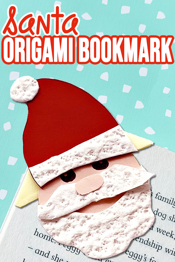 Santa Origami Bookmark Craft