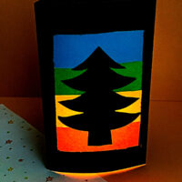 Christmas Paper Lantern Craft