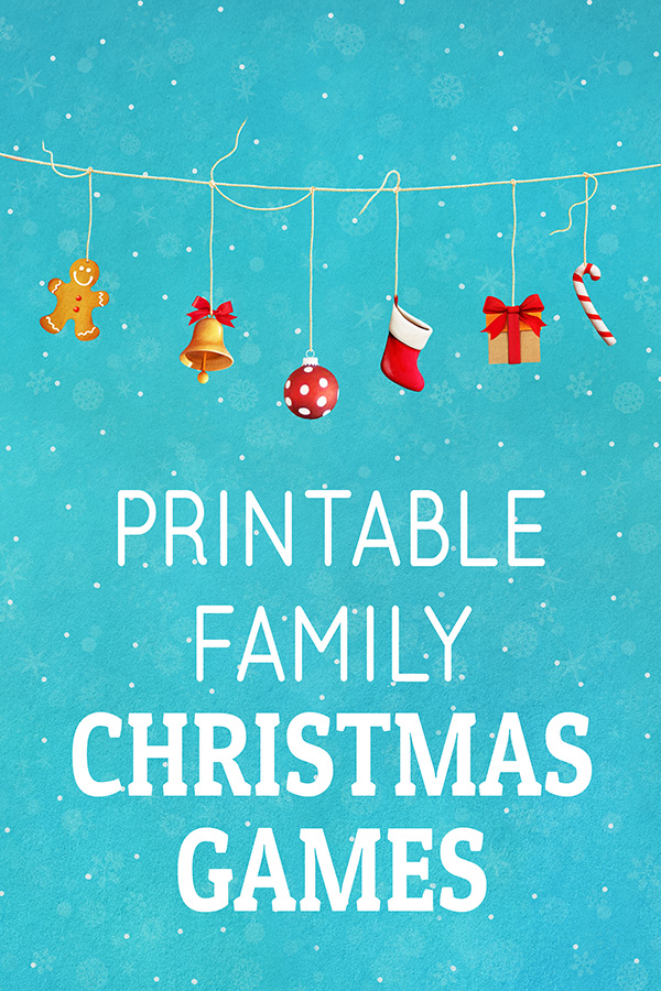 Printable Christmas Games for Families