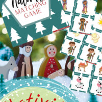 Printable Christmas Nativity Matching Game